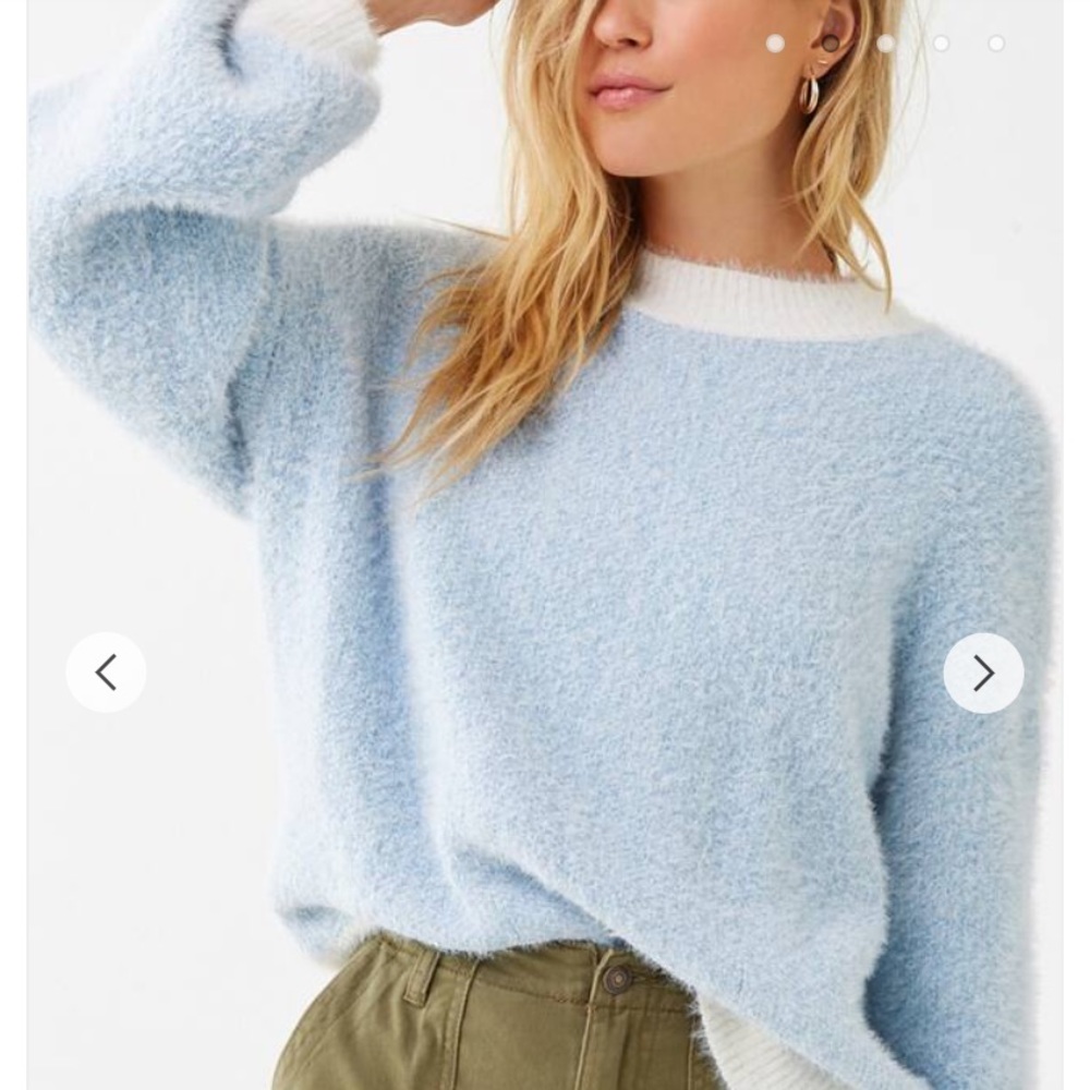 Fuzzy Ribbed Sweater - Picture 3 of 4